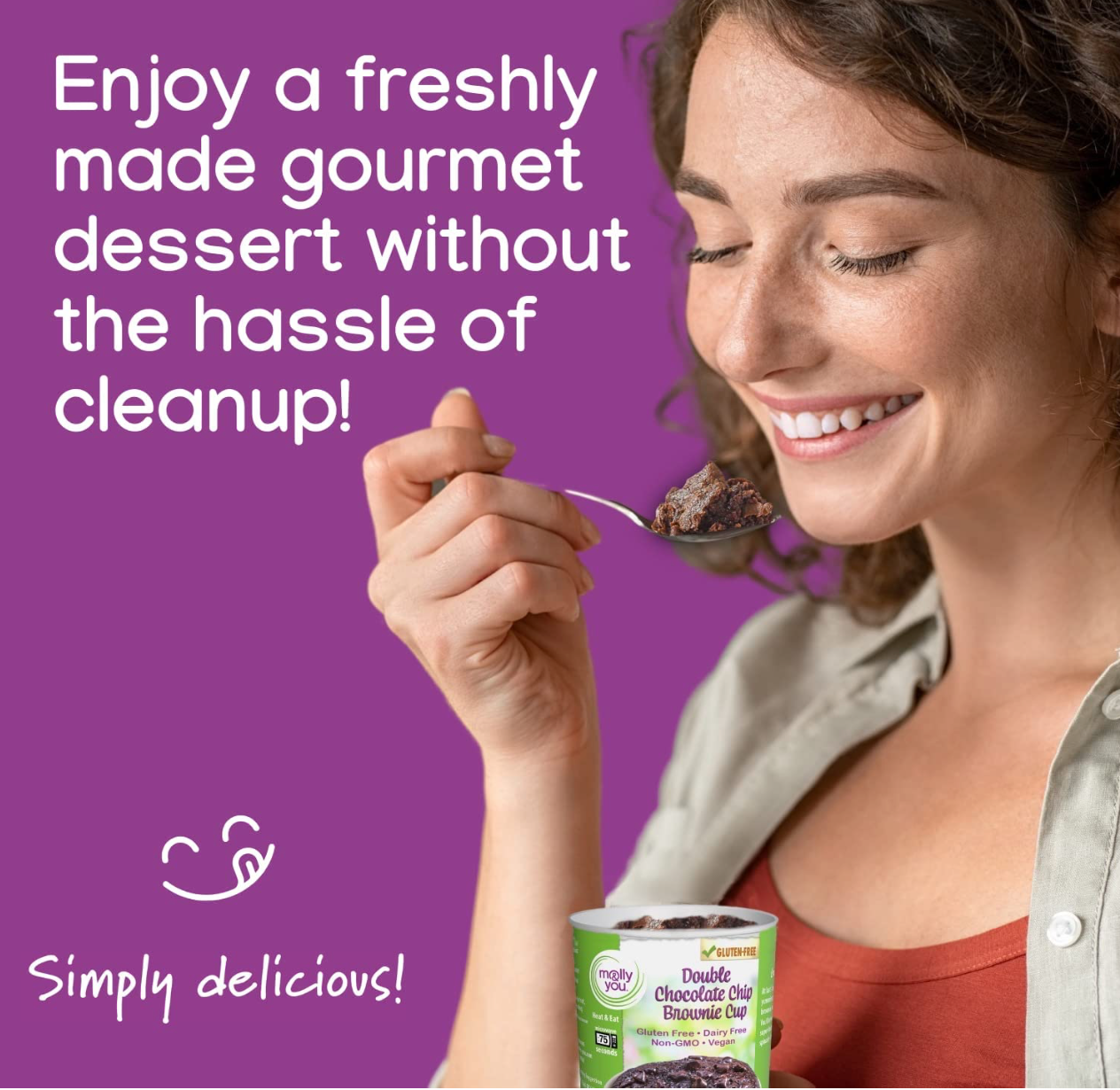 Enjoy a freshly made gourmet dessert without the hassle of cleanup! 