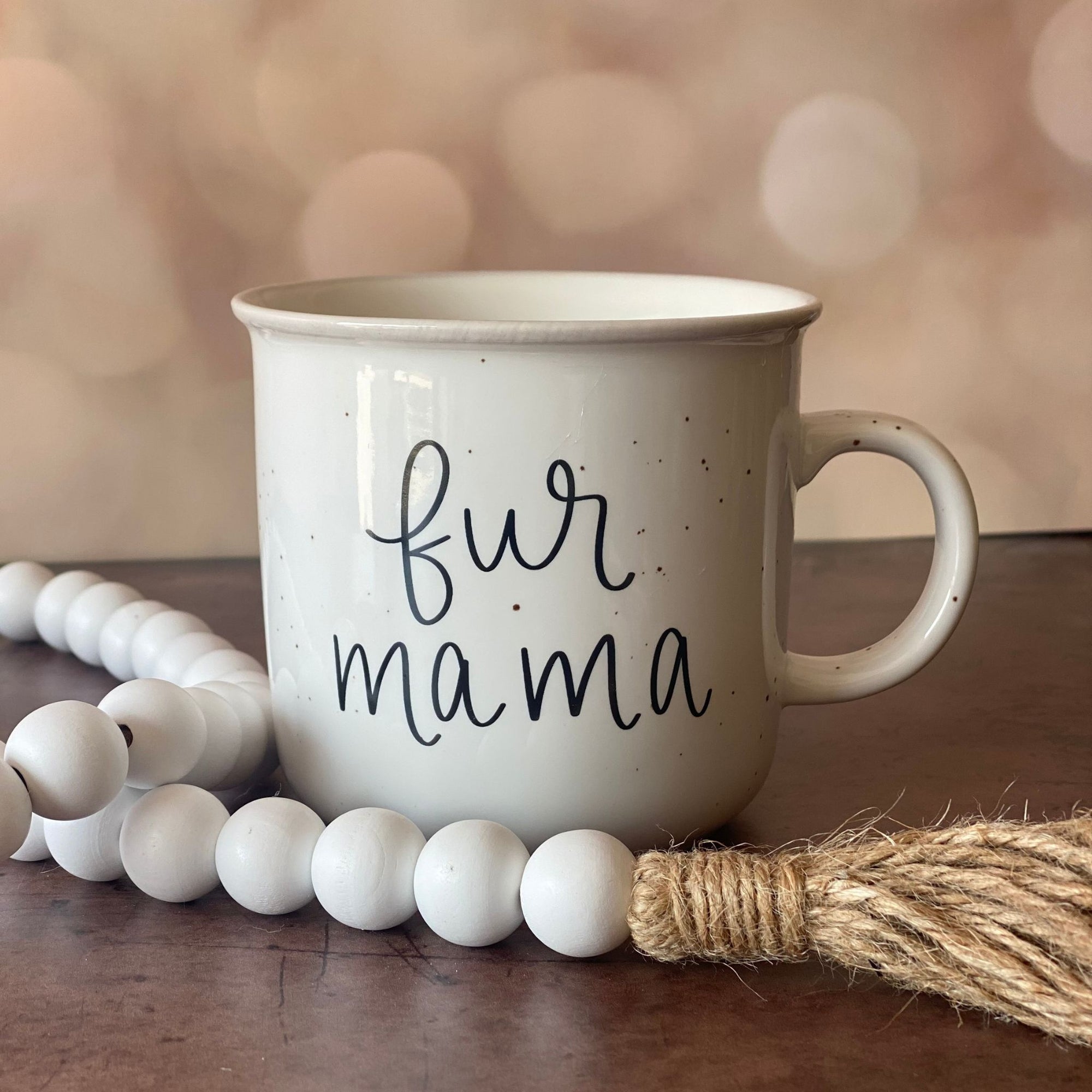 Fur Mama Rustic Campfire Coffee Mug