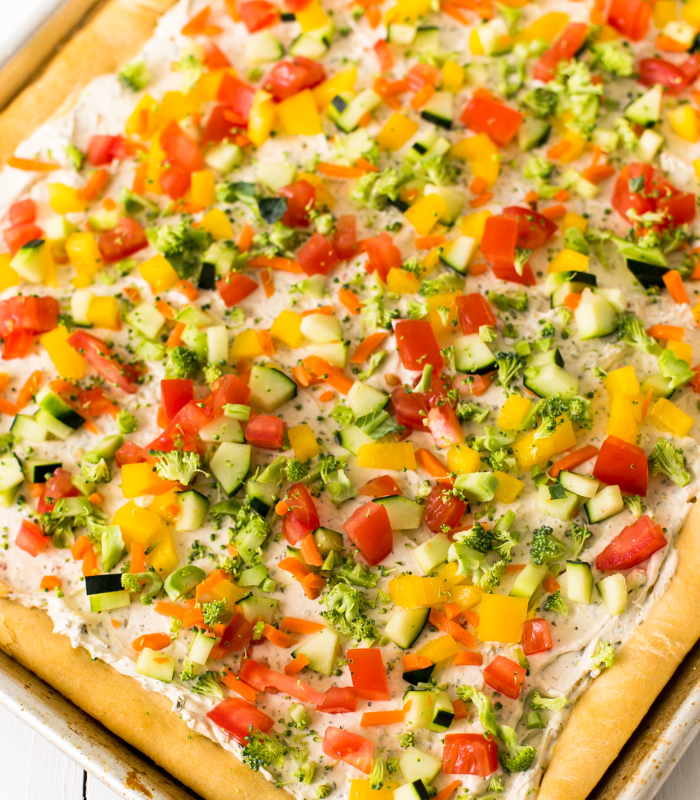 Healthy and Delicious: Sweet & Savory Veggie Pizza Recipe for Your Next Party
