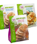 Flavors from around the world - American Original, French Onion, Italian Herb Beer Bread Mix