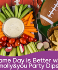 Game day is better with molly&you party dip mixes