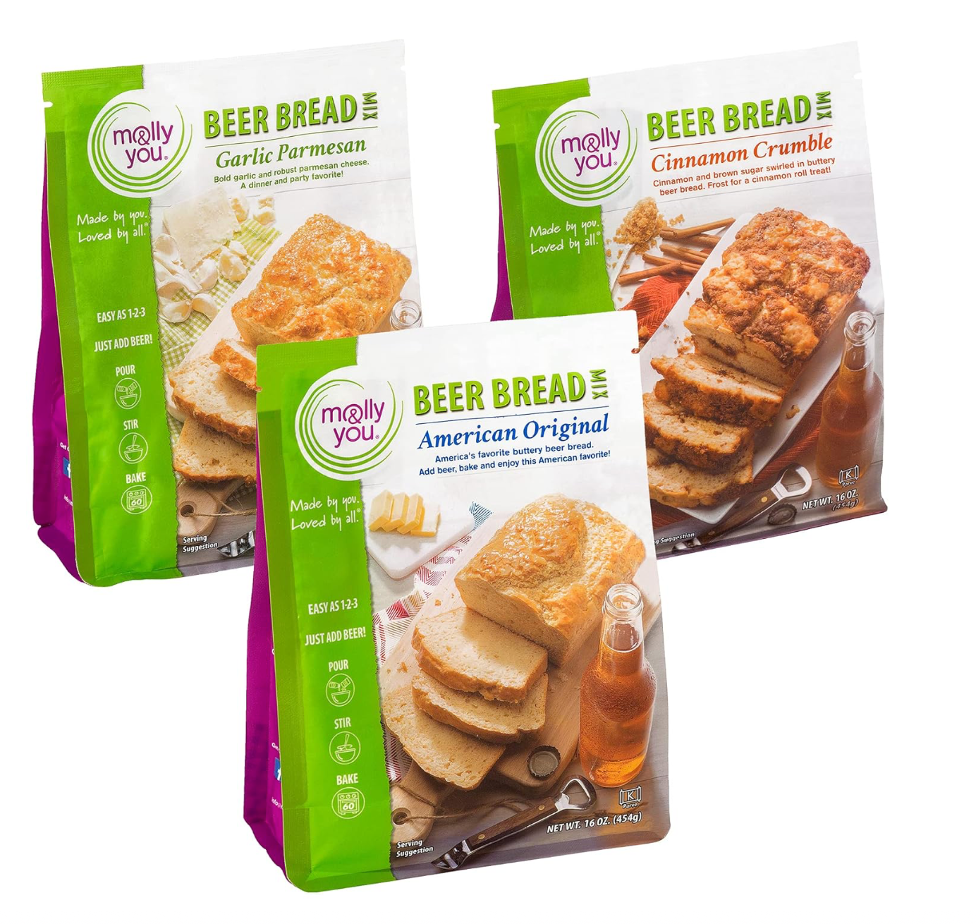 Favorites Beer Bread Mix Variety Bundle