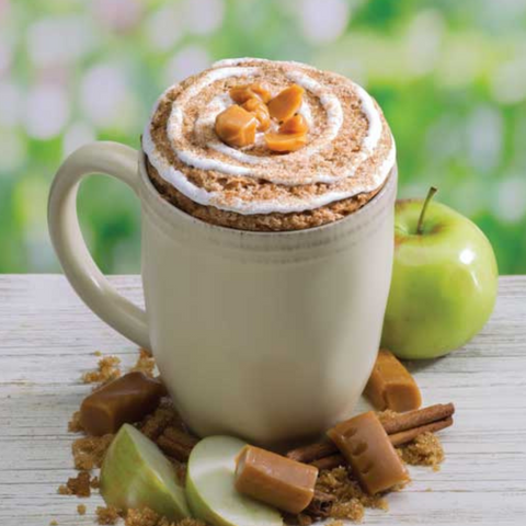 Caramel Apple Cinnamon Mug Cake