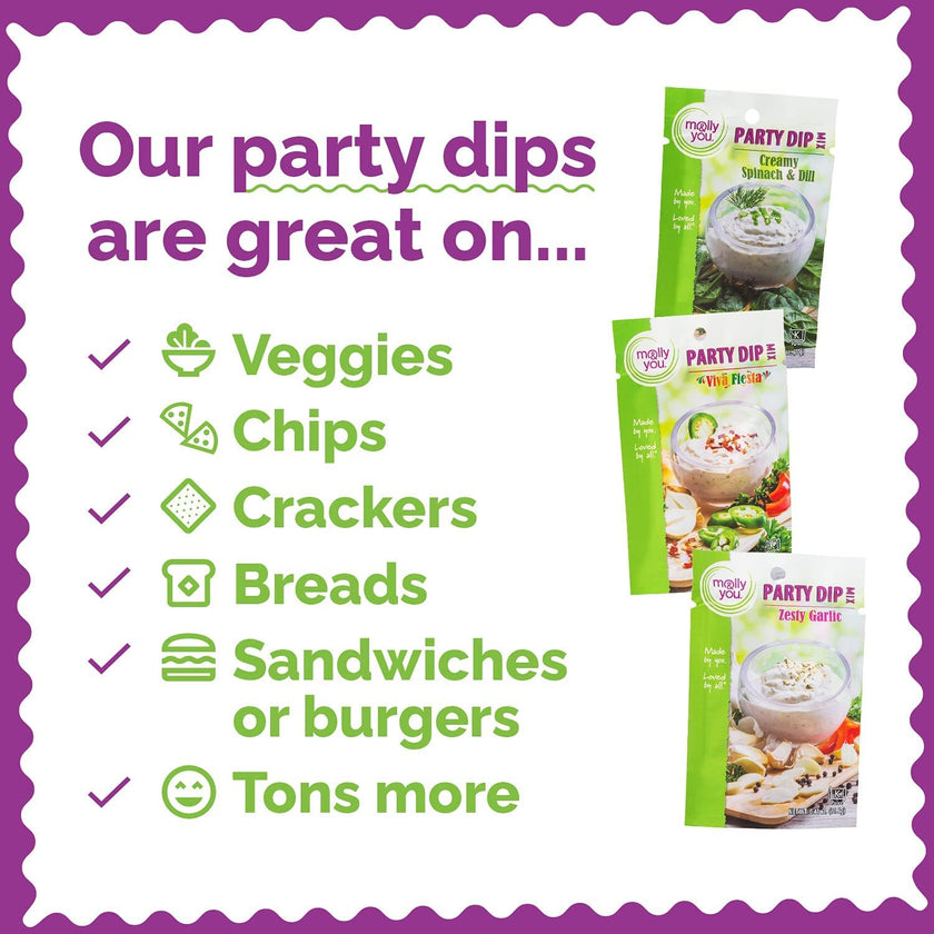 Molly & You Creamy Spinach & Dill Party Dip