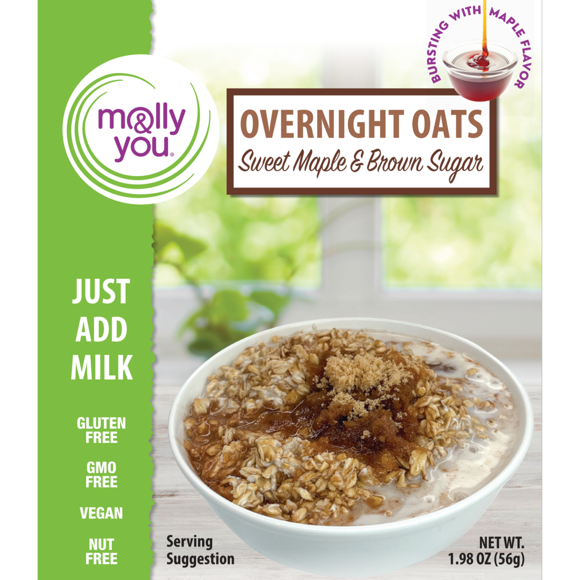 Sweet Maple & Brown Sugar Overnight Oats 6-Pack