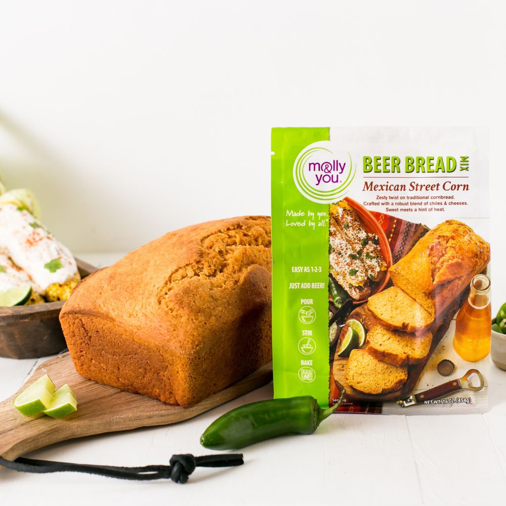 Mexican Street Corn Beer Bread