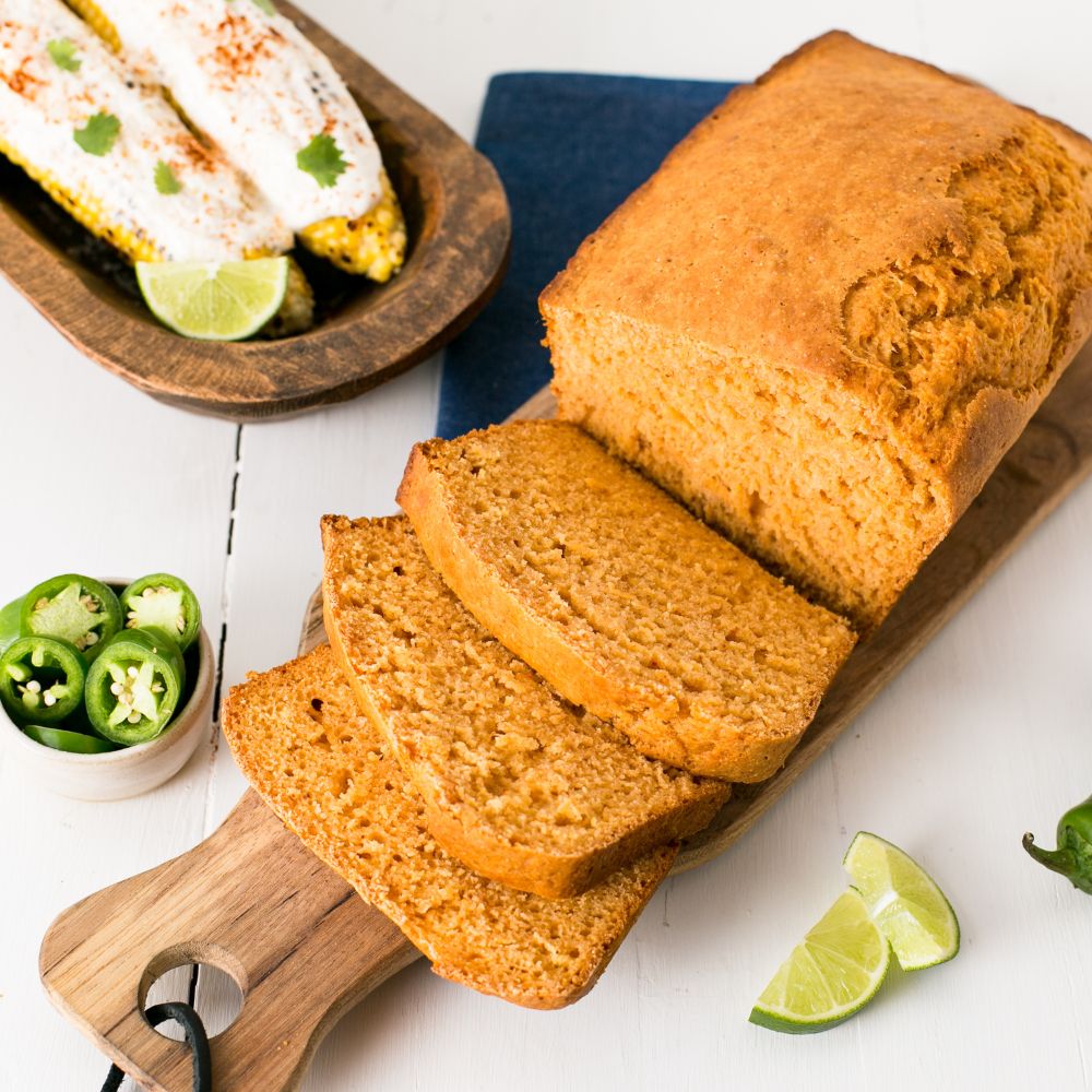 Mexican Street Corn Beer Bread