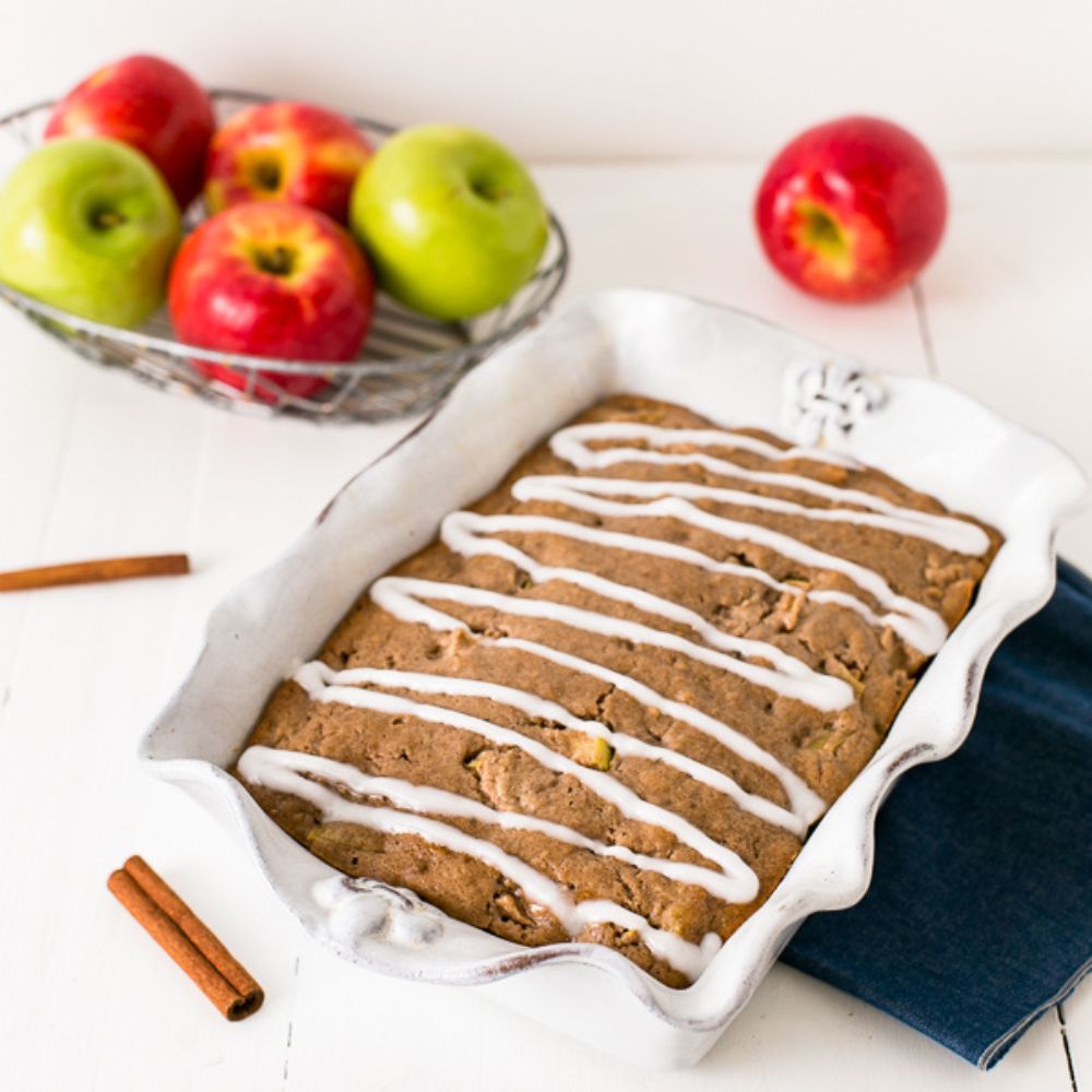 Drizzled-Apple Beer Bread Cake