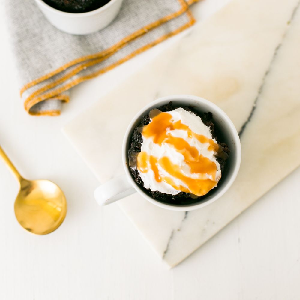 Caramel Macchiato Mug Cake