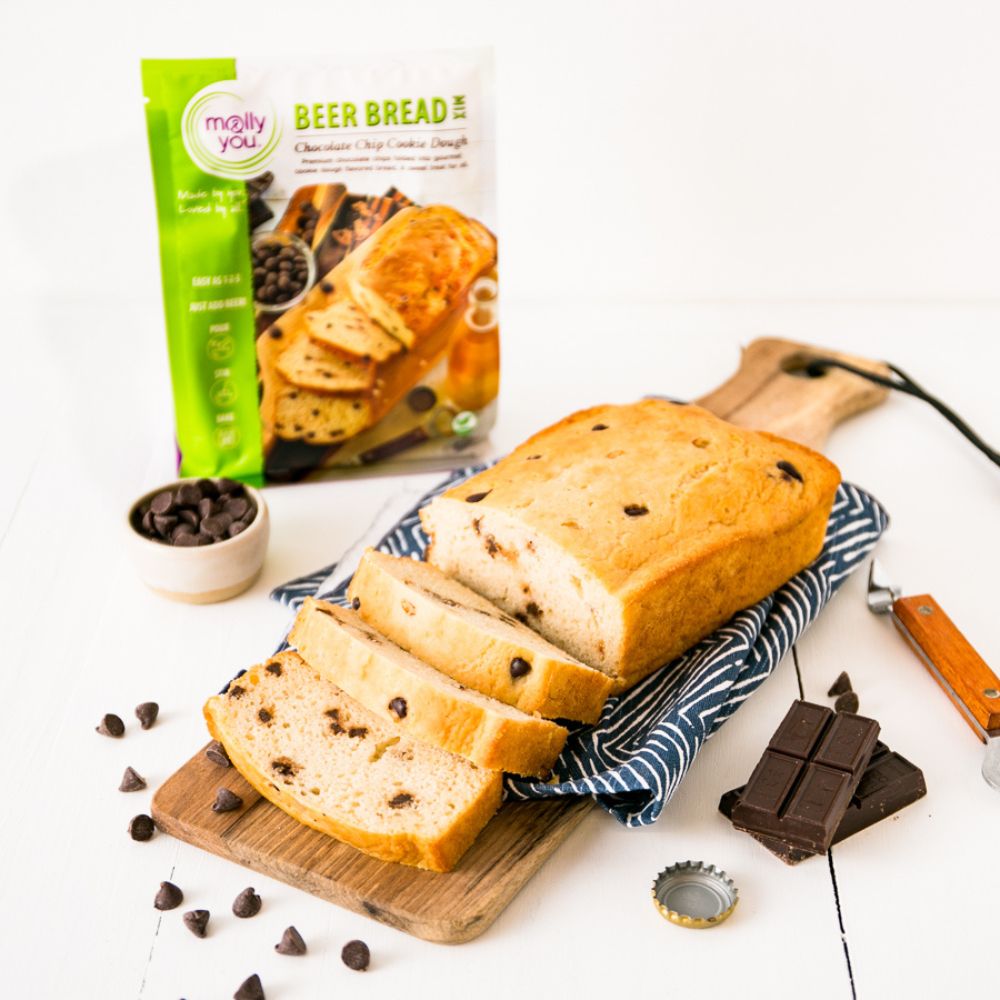 Chocolate Chip Cookie Dough Beer Bread
