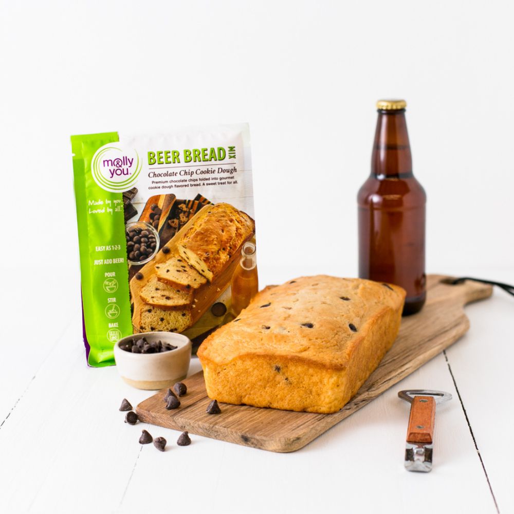 Chocolate Chip Cookie Dough Beer Bread
