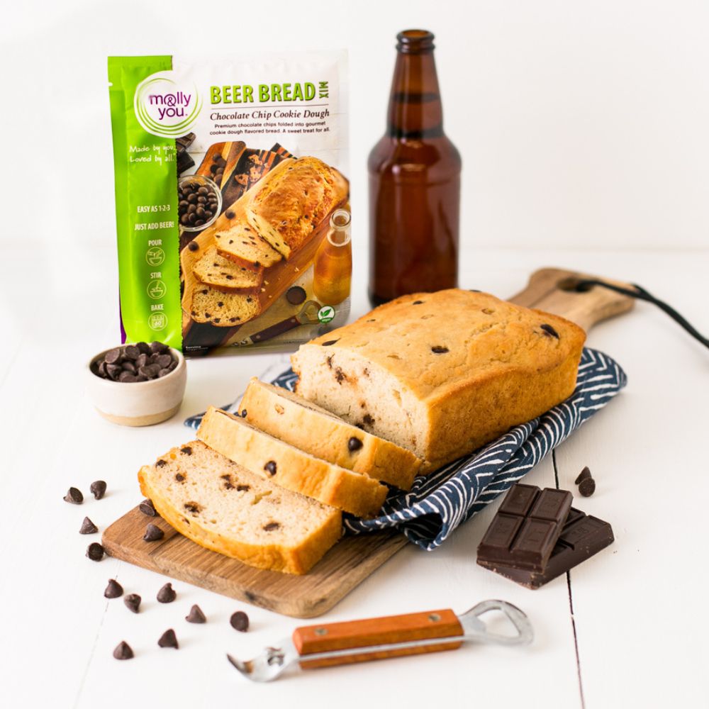 Chocolate Chip Cookie Dough Beer Bread