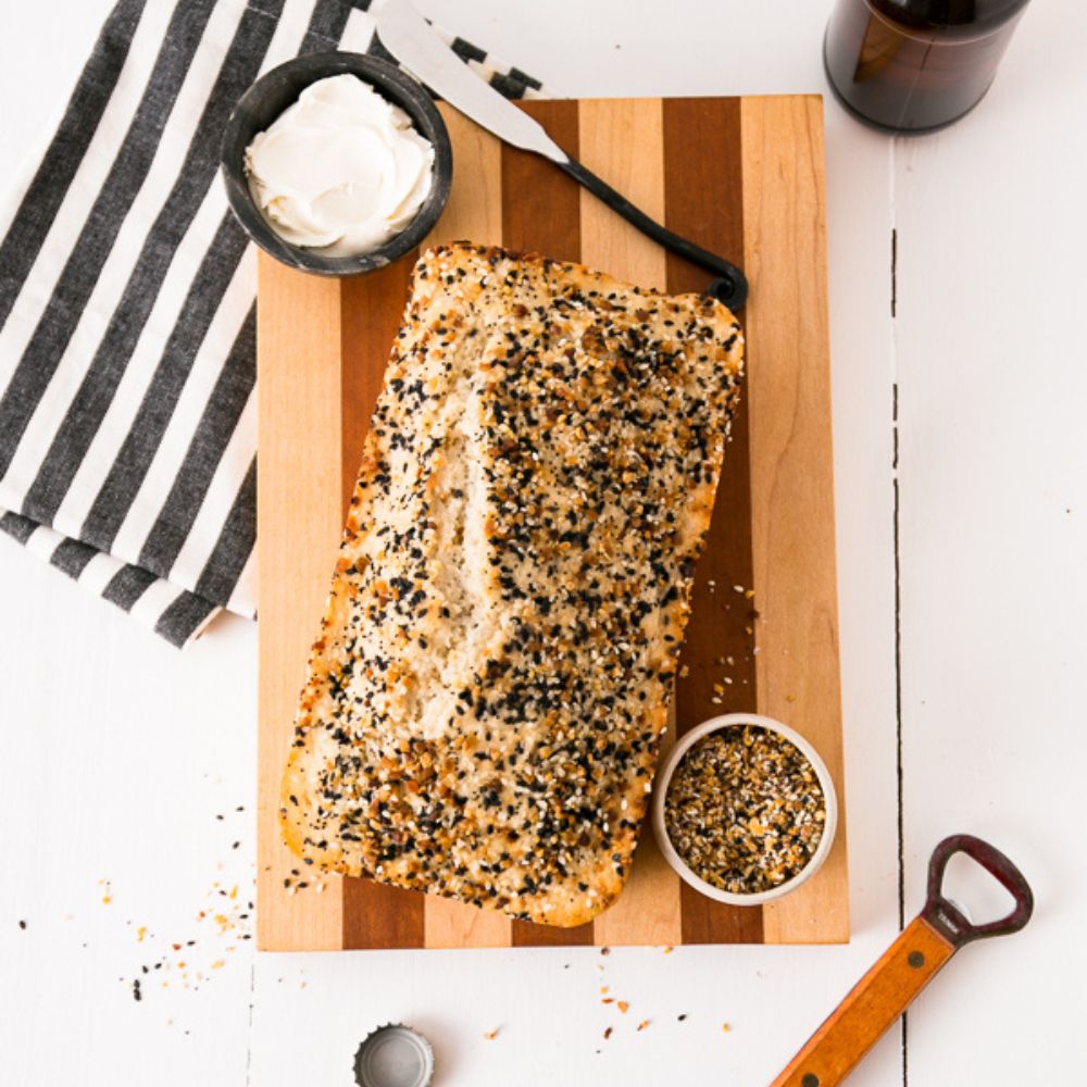 Everything Seasoning Beer Bread