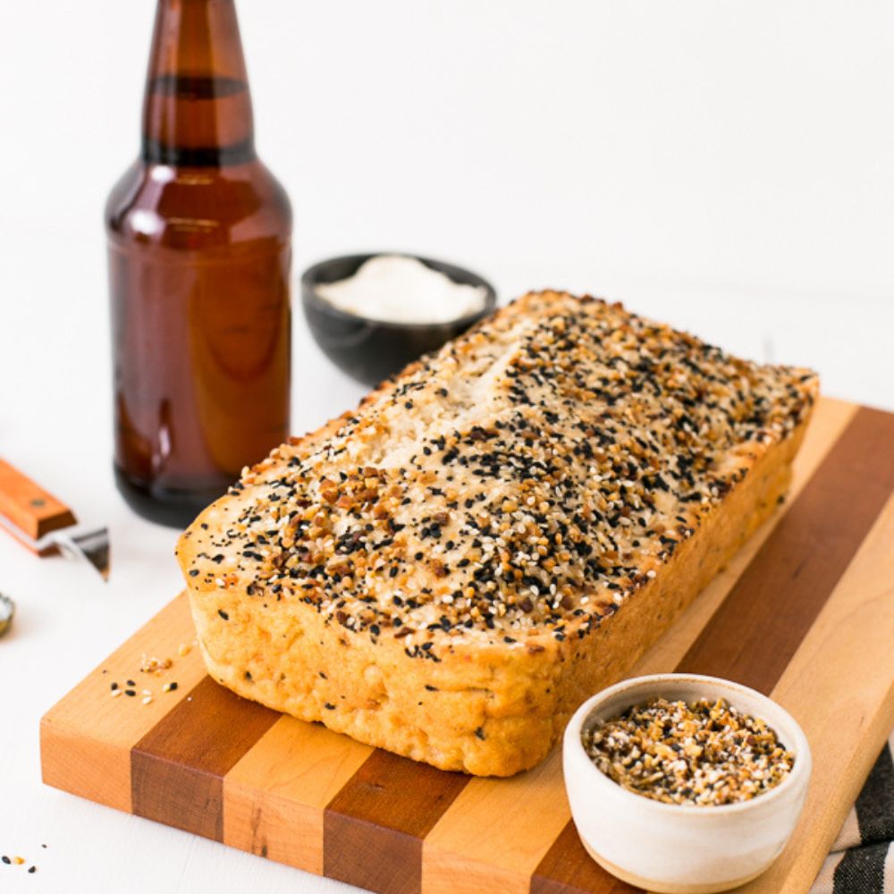 Everything Seasoning Beer Bread