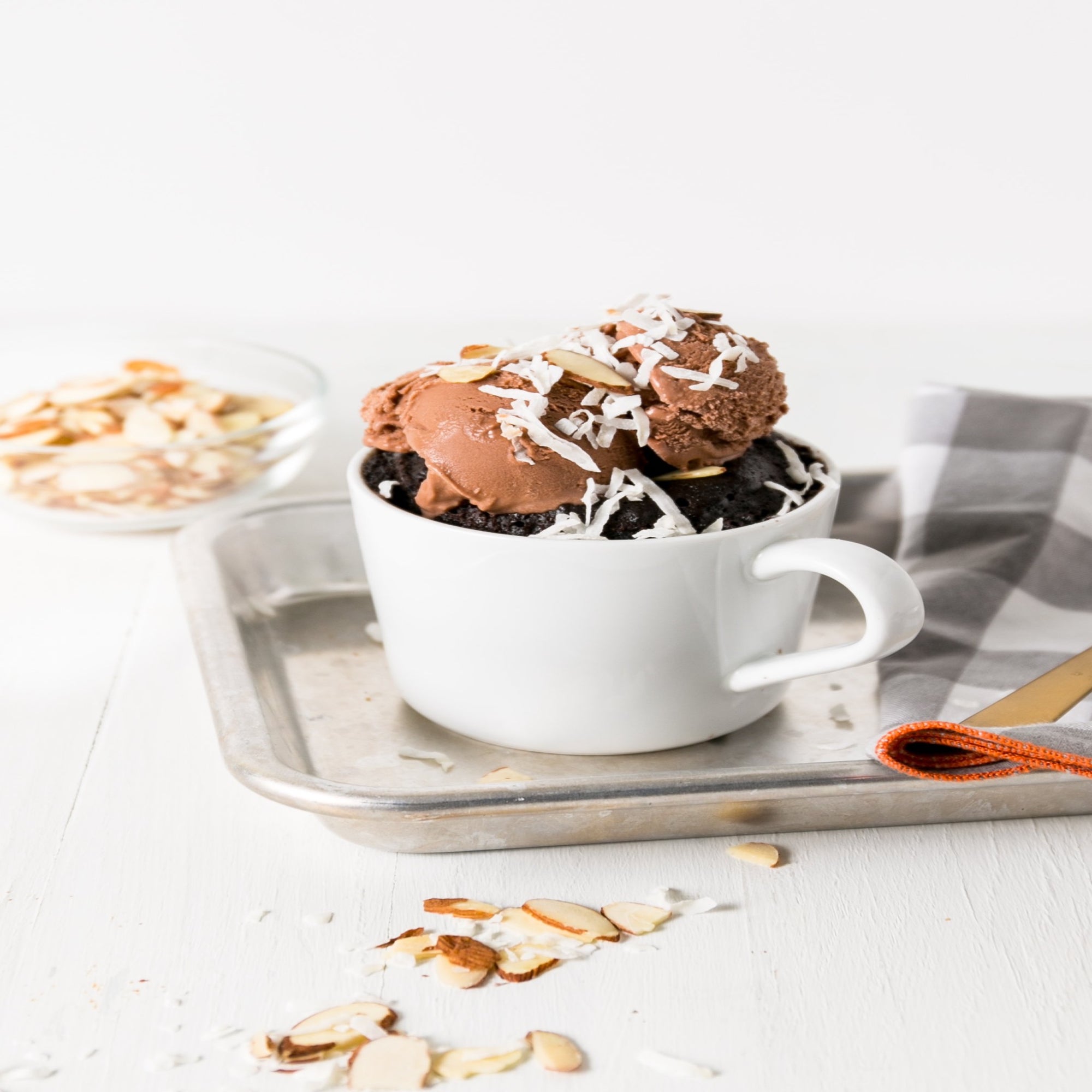 Almond Joy Mug Cake Delight
