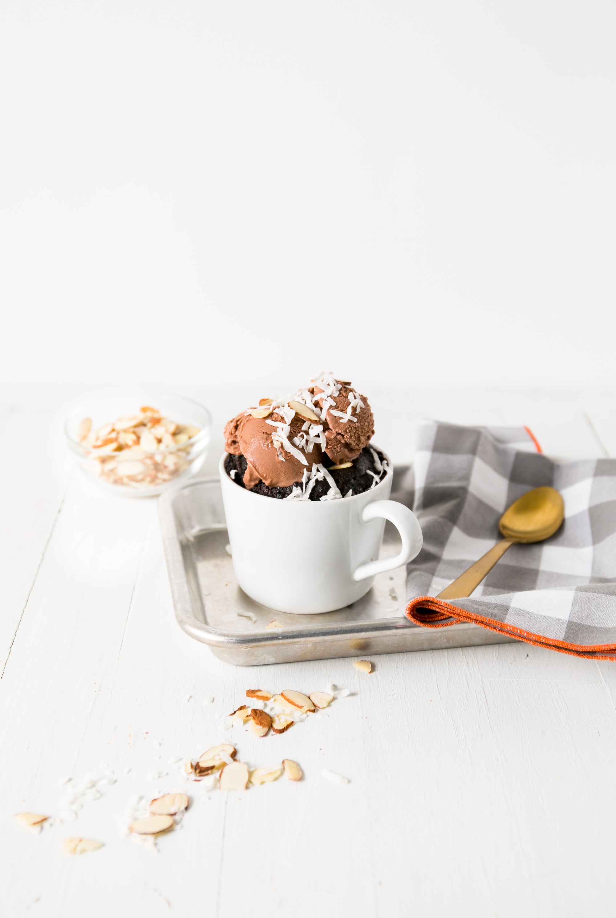 Almond Joy Mug Cake Delight