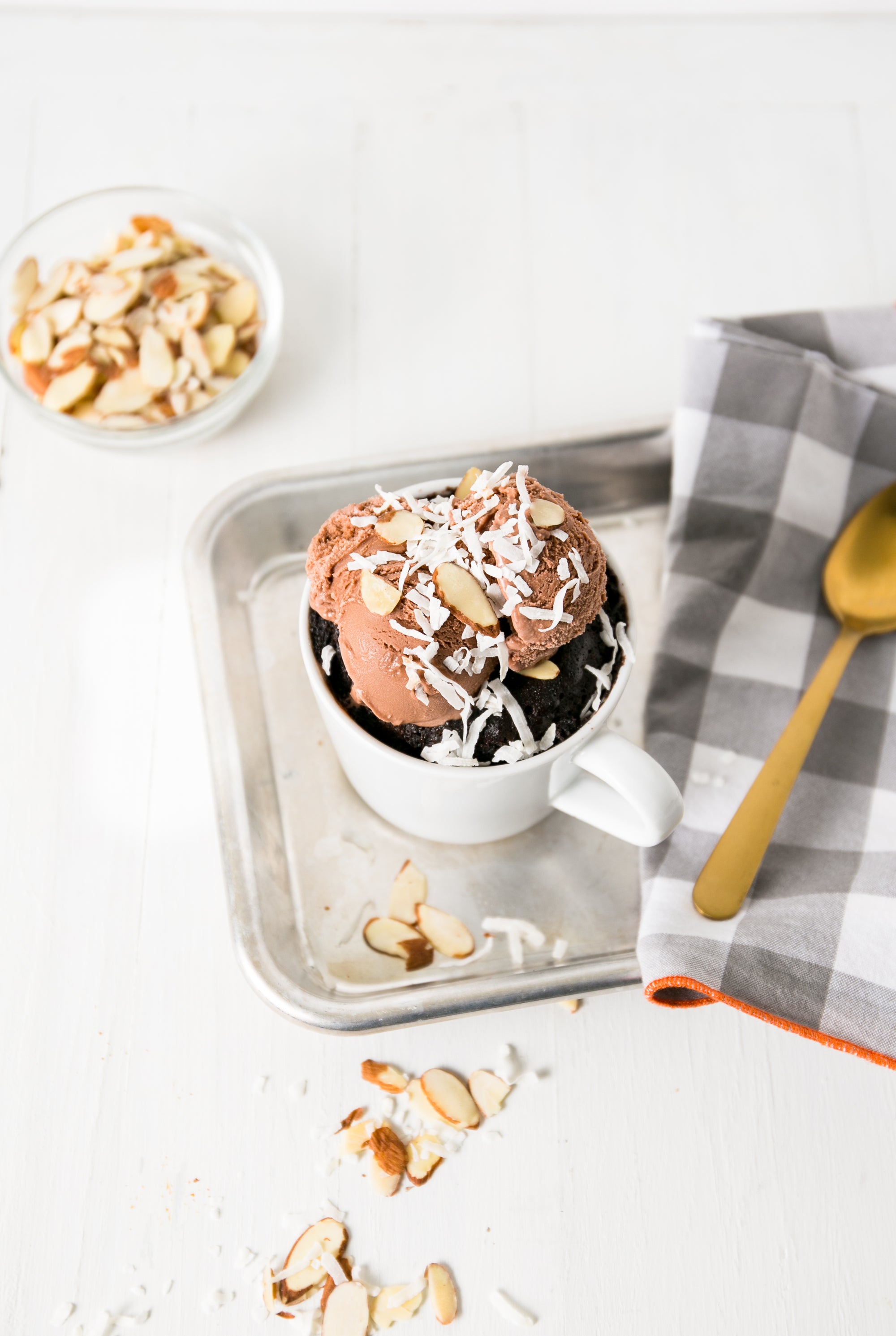Almond Joy Mug Cake Delight