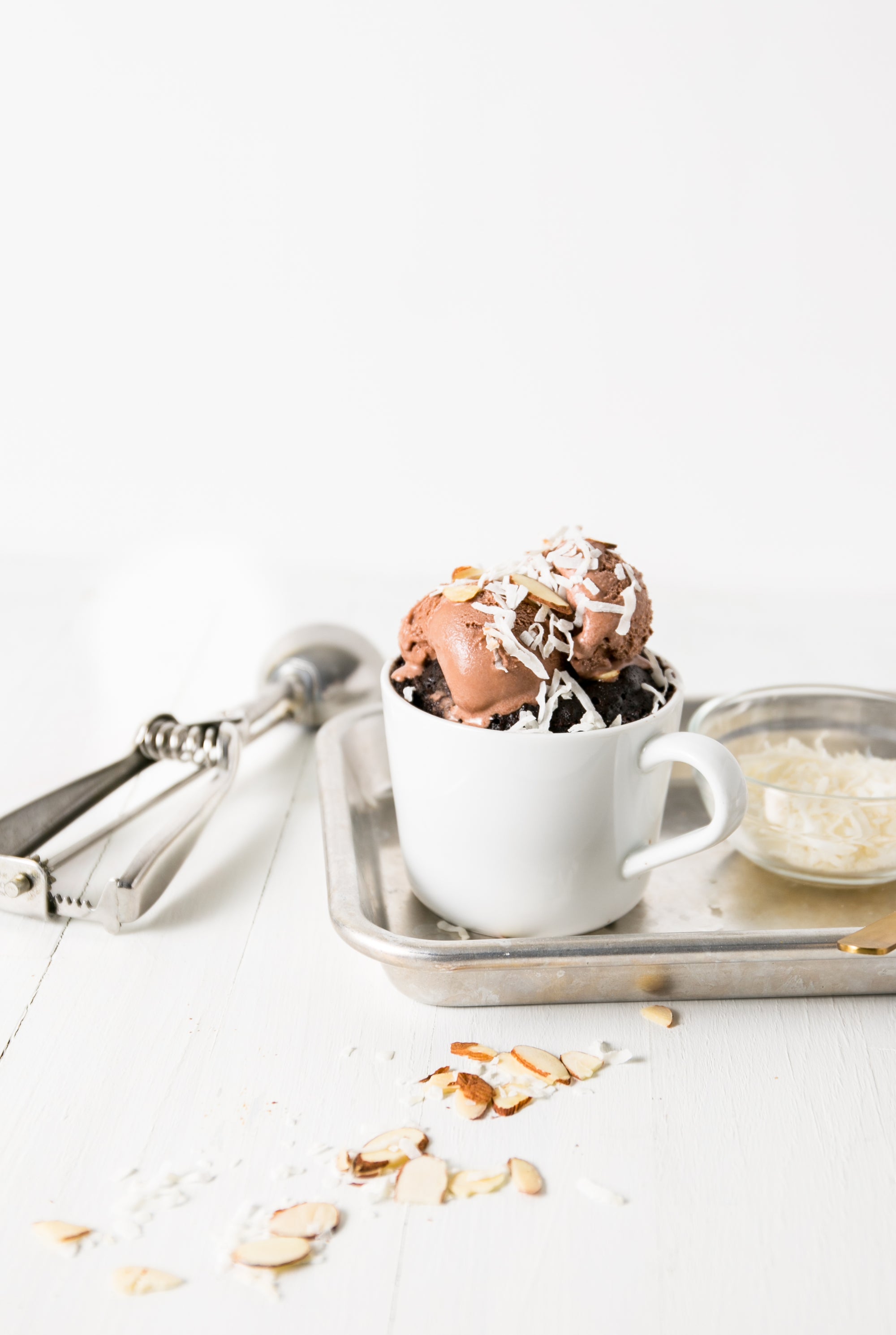 Almond Joy Mug Cake Delight