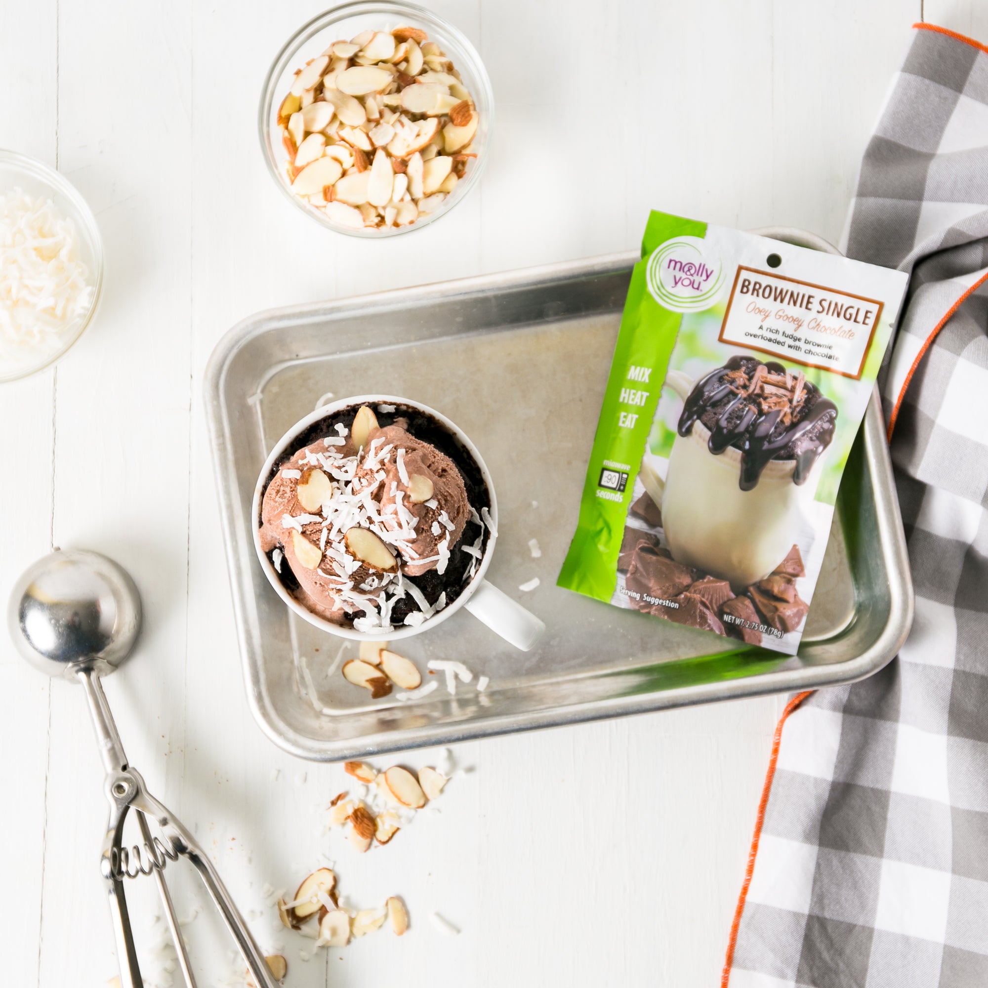 Almond Joy Mug Cake Delight