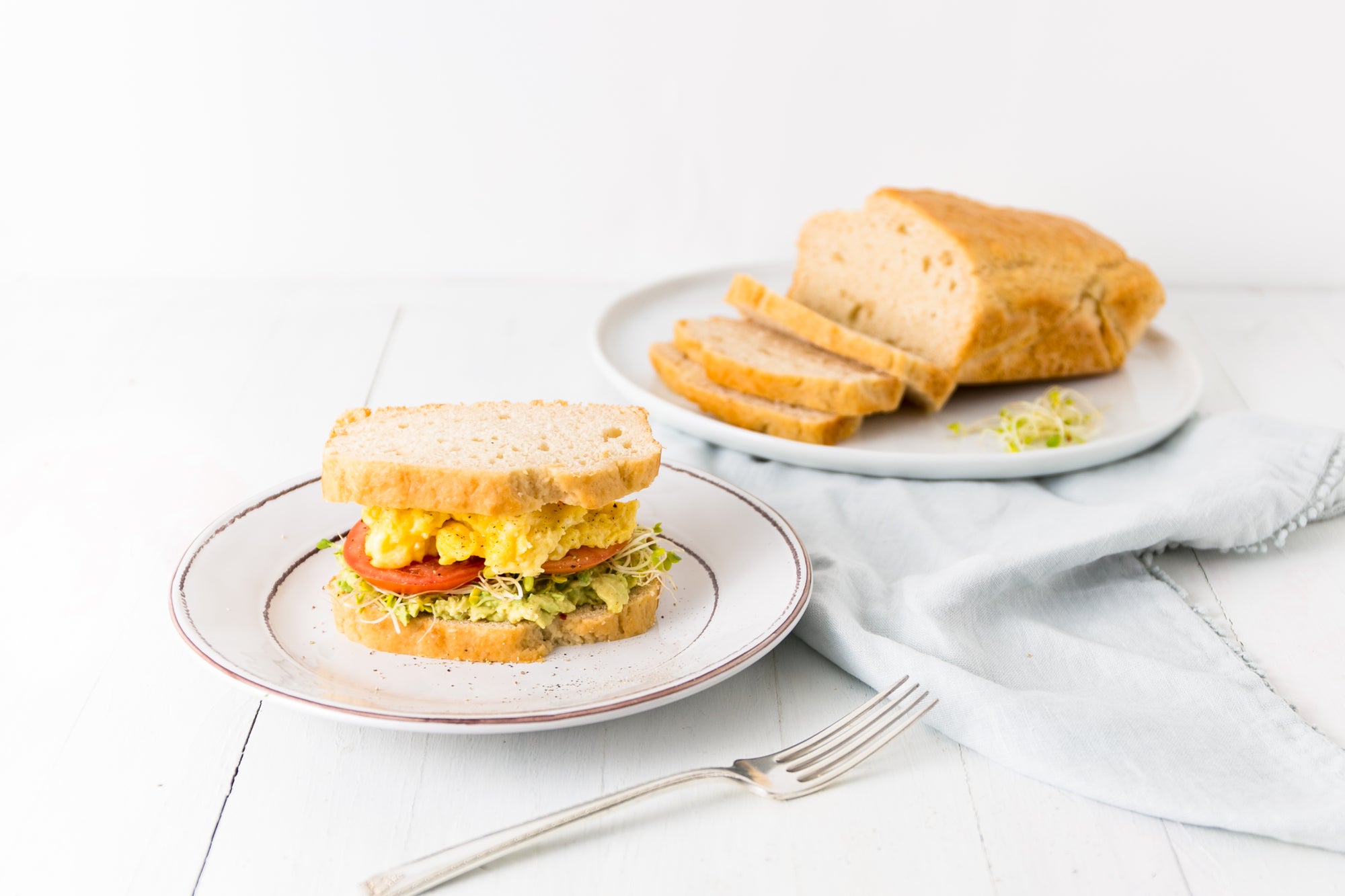 Beer Bread Breakfast Sandwich
