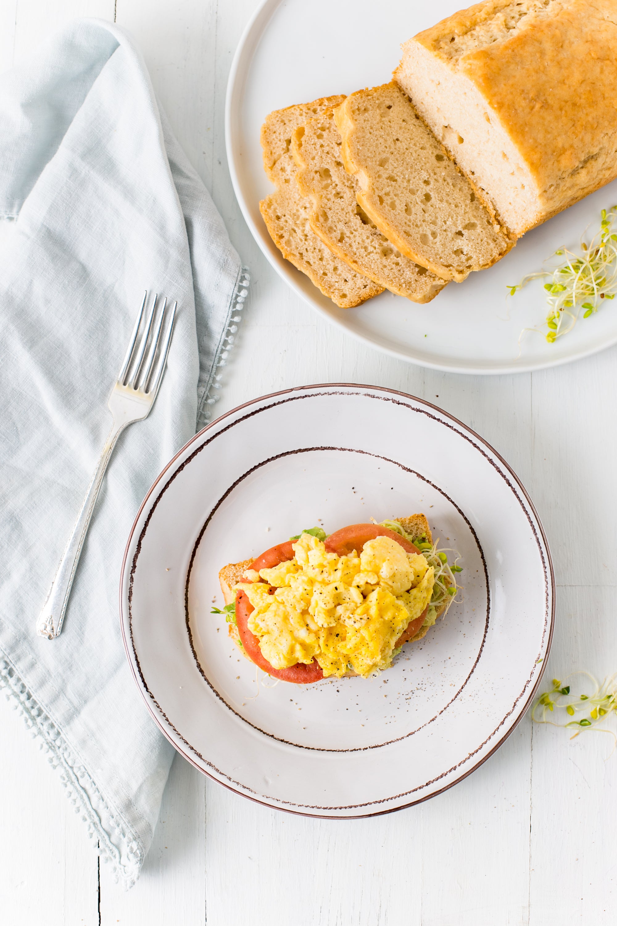 Beer Bread Breakfast Sandwich