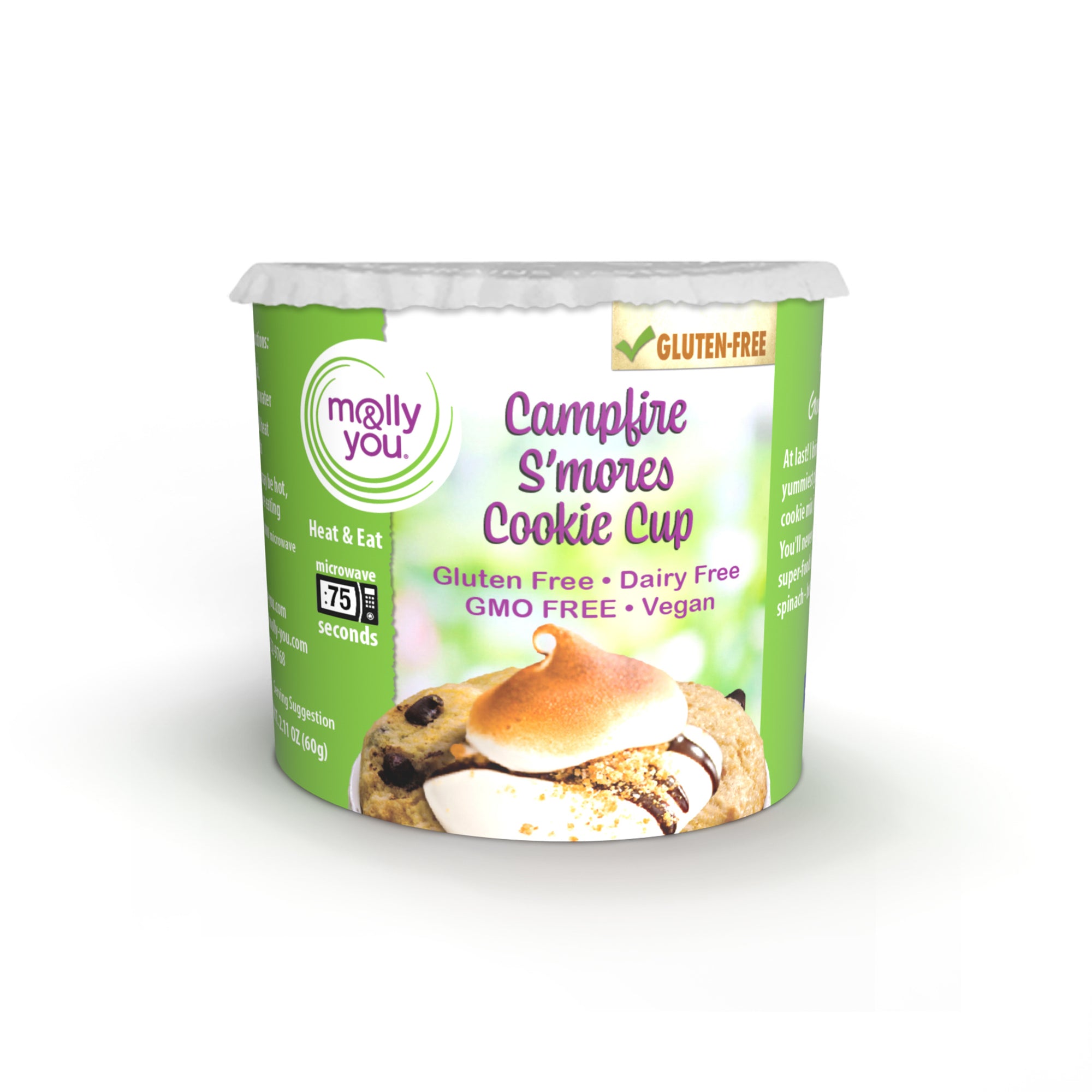 Gluten-Free Campfire S'mores Cookie Cup 3-Pack.