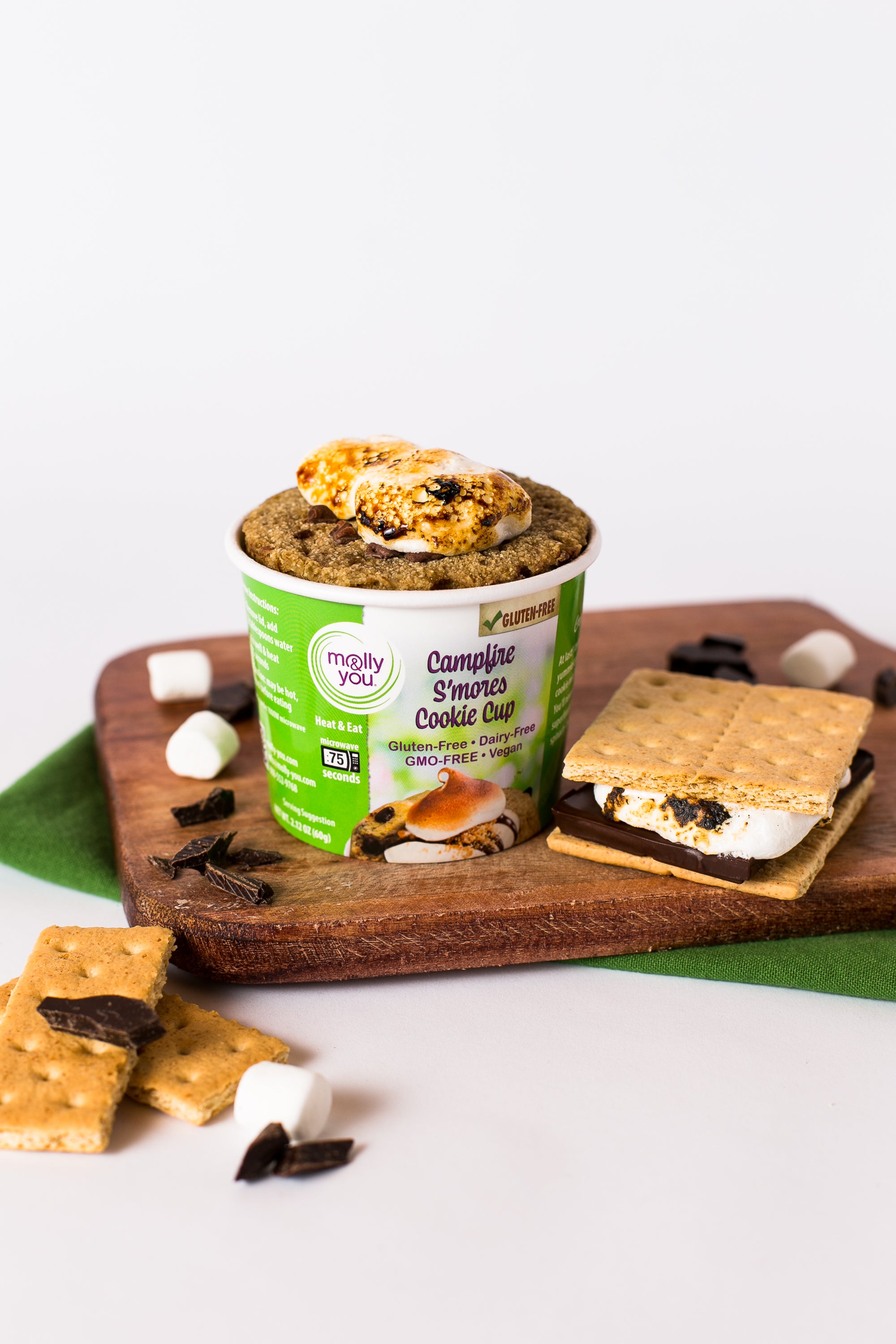 Gluten-Free Campfire S'mores Cookie Cup 3-Pack.