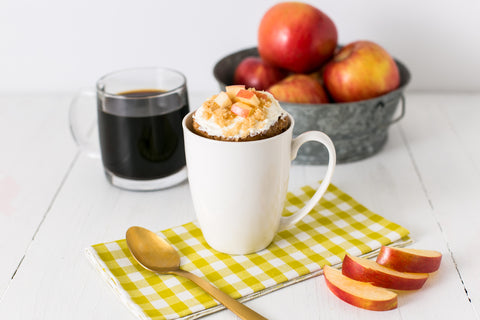 Caramel Apple Cinnamon Mug Cake