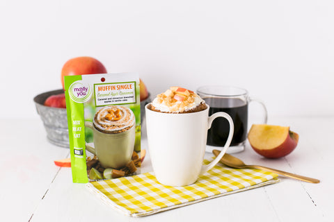Caramel Apple Cinnamon Mug Cake