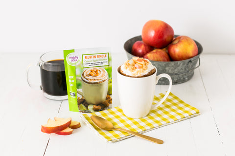 Caramel Apple Cinnamon Mug Cake