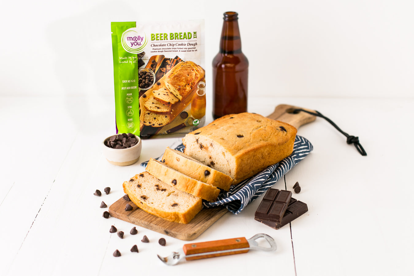 Chocolate Chip Cookie Dough Beer Bread Mix
