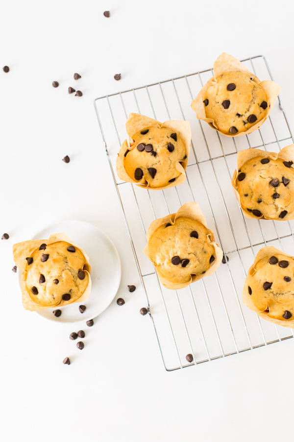 Chocolate Chip Cookie Dough Beer Bread Mix Made Into Muffins