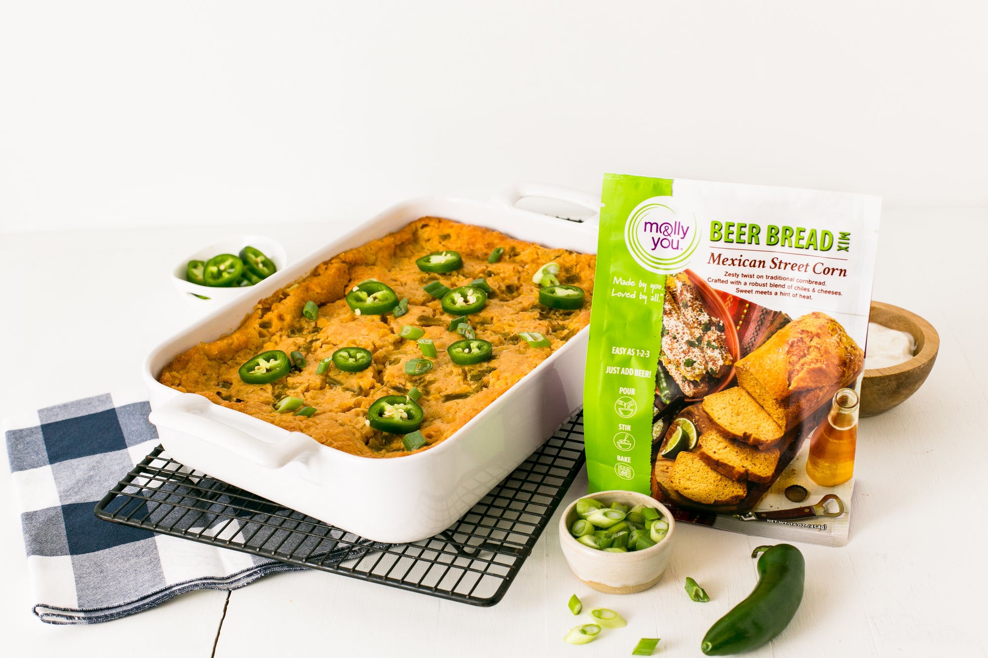 Mexican Street Corn Beer Bread Mix.