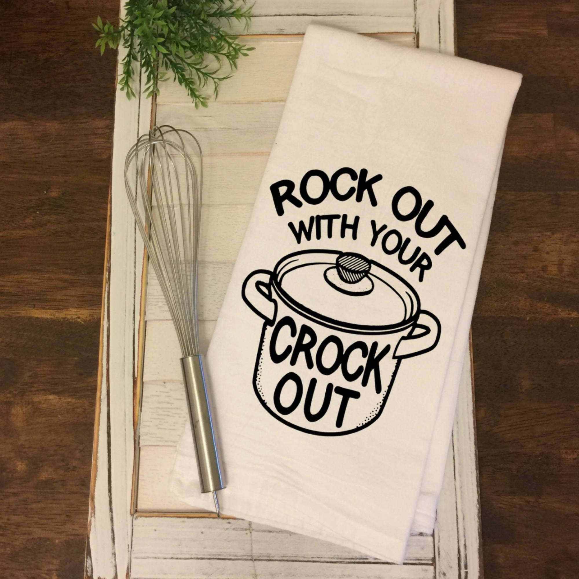 Crock Out Kitchen Towel