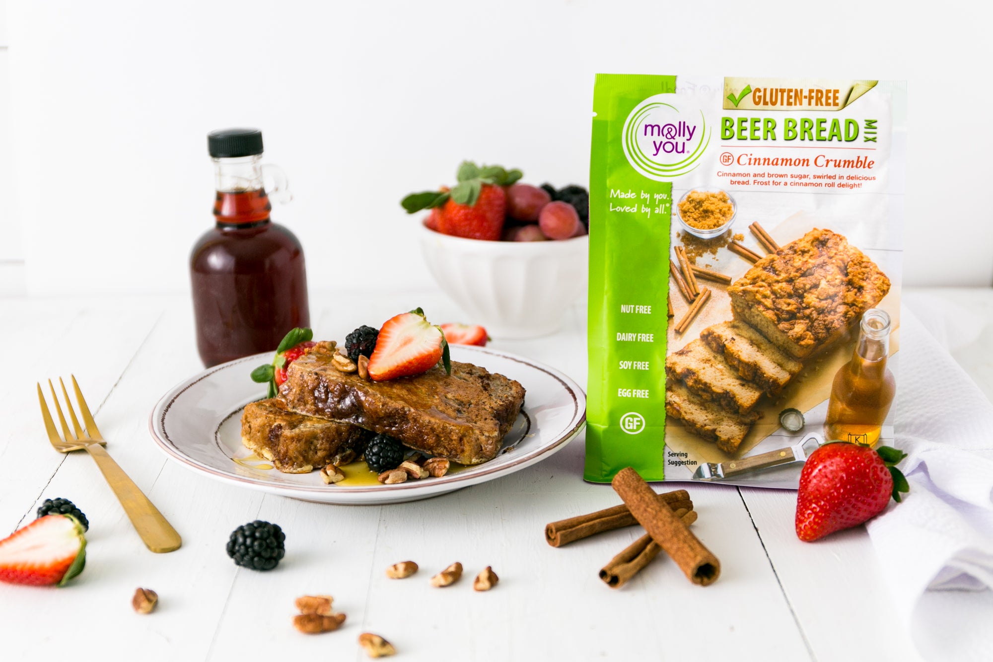 Gluten-Free Cinnamon Crumble Beer Bread Mix