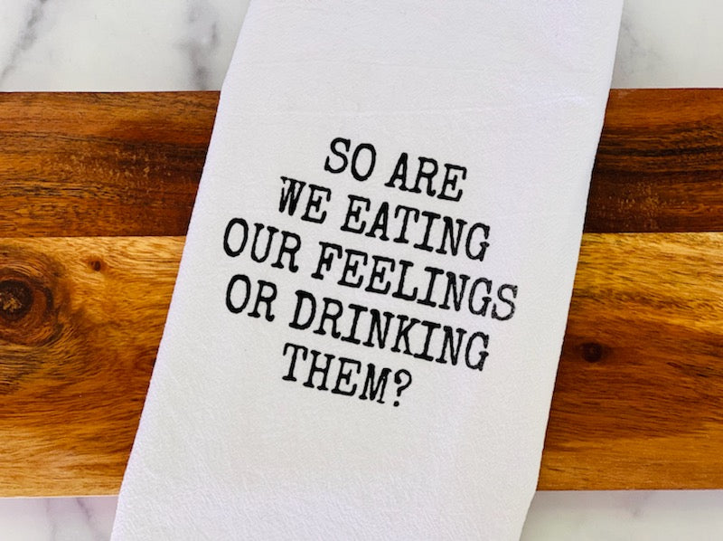 Eating & Drinking Kitchen Towel