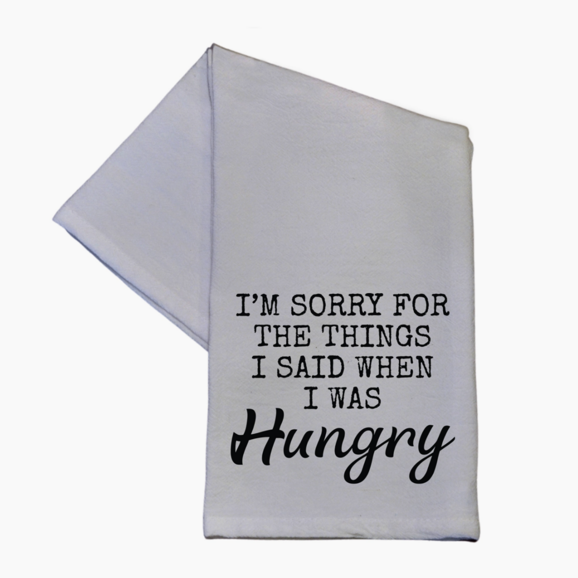 When I Was Hungry Kitchen Towel