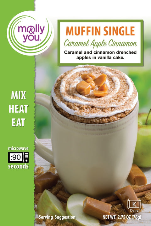 Caramel Apple Cinnamon Muffin Single