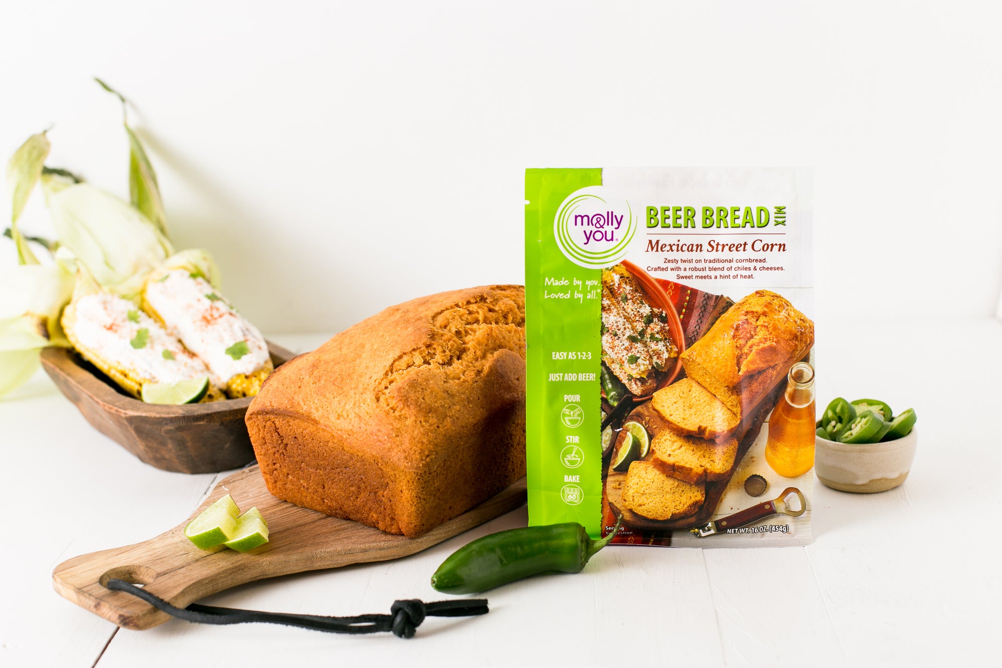 Mexican Street Corn Beer Bread Mix.