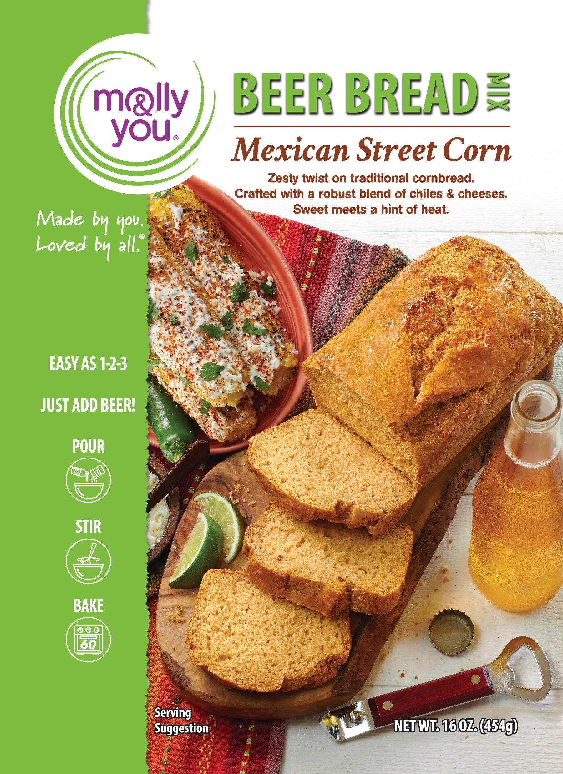 Mexican Street Corn Beer Bread Mix.