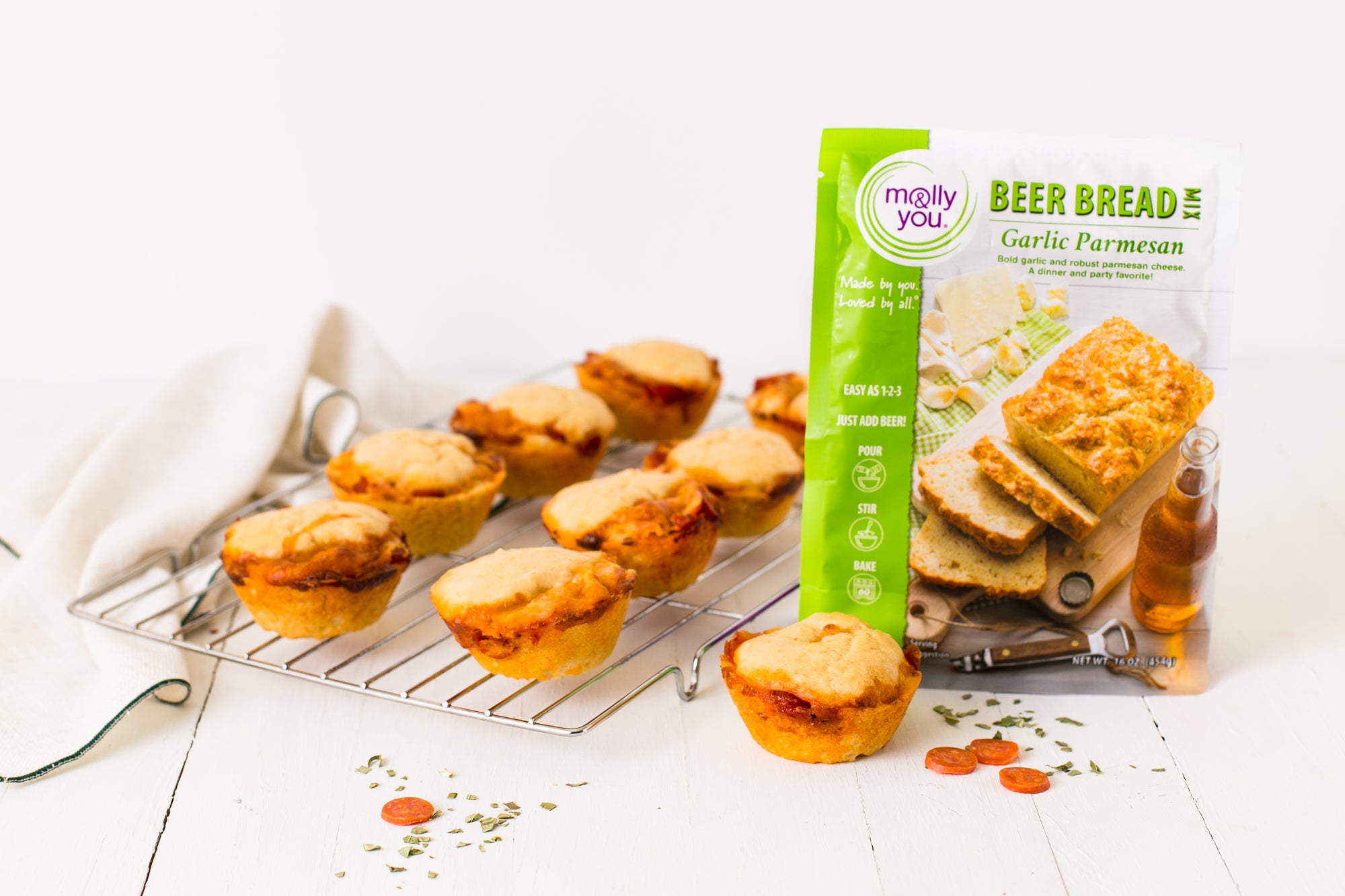 Easy Cheesy Pizza Poppers