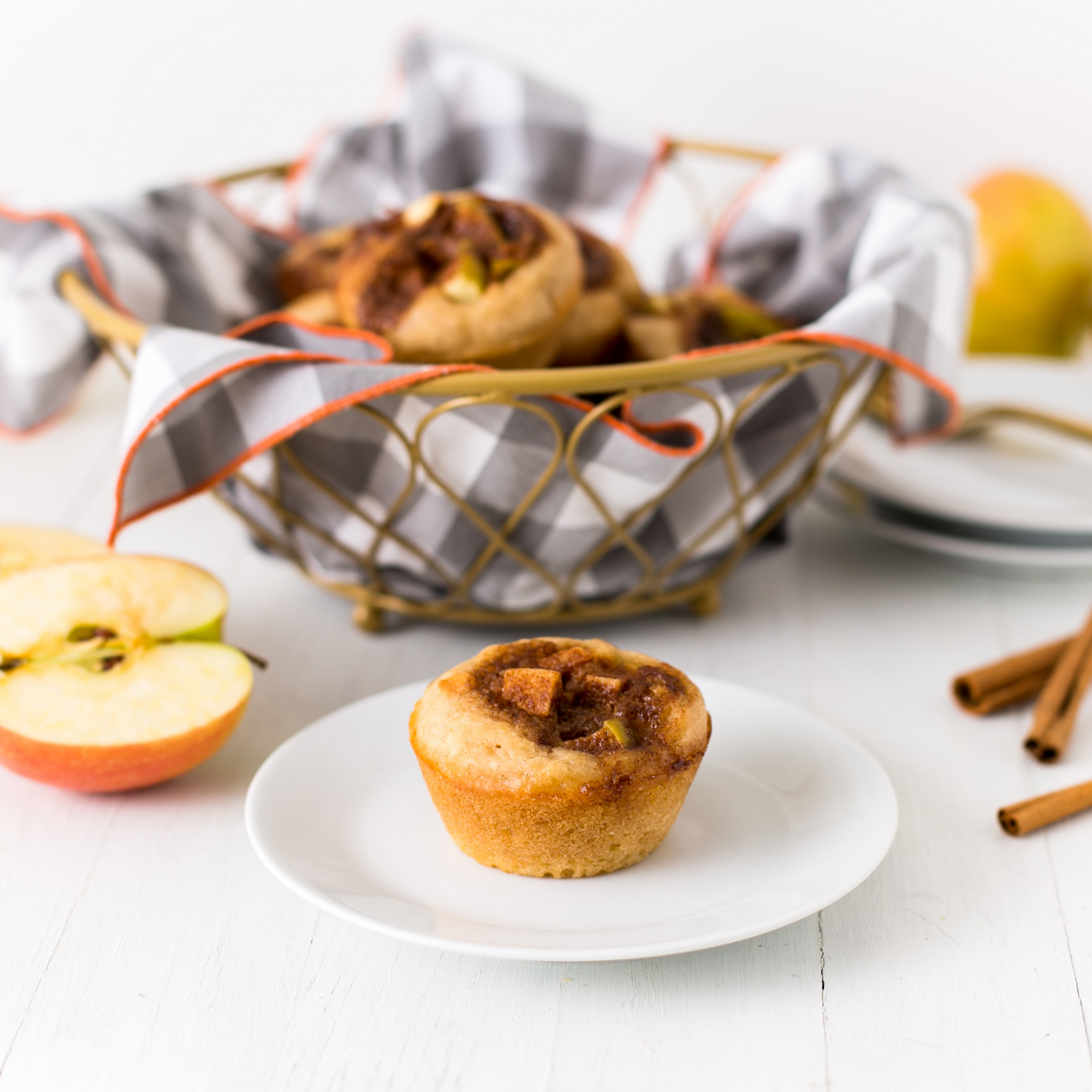 Caramel Apple Cinnamon Muffin Cups