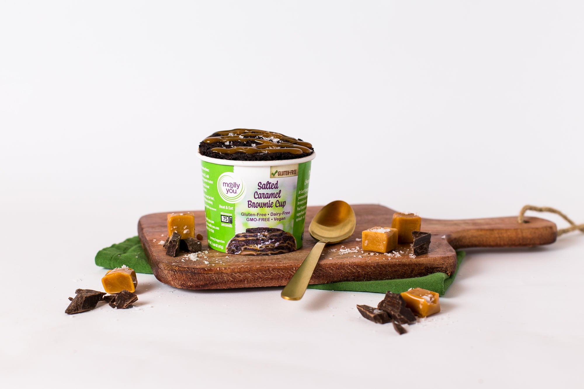 Gluten-Free Salted Caramel Brownie Cup 3-Pack