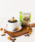 Salted Caramel Mug Cakes
