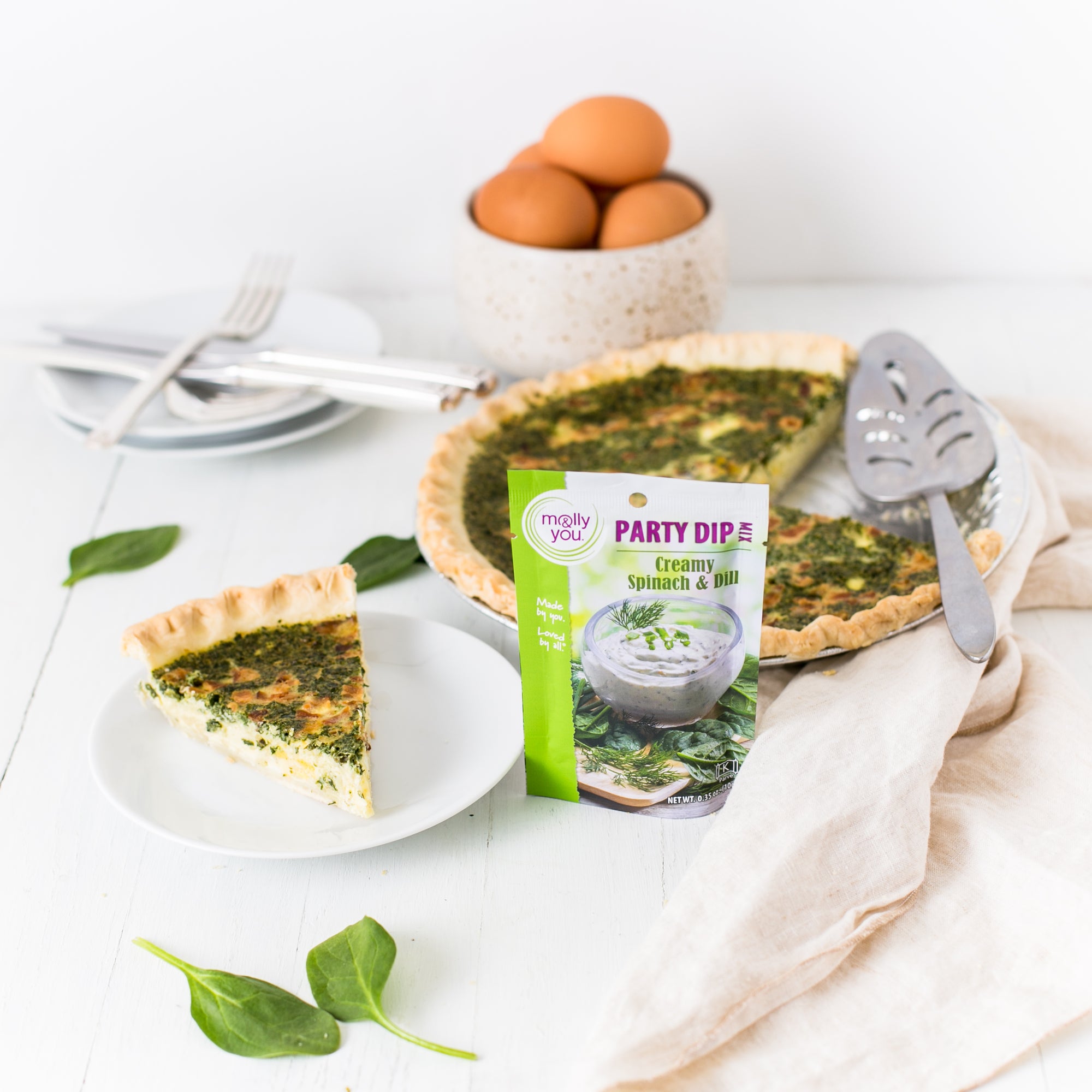 Spinach Bacon Quiche