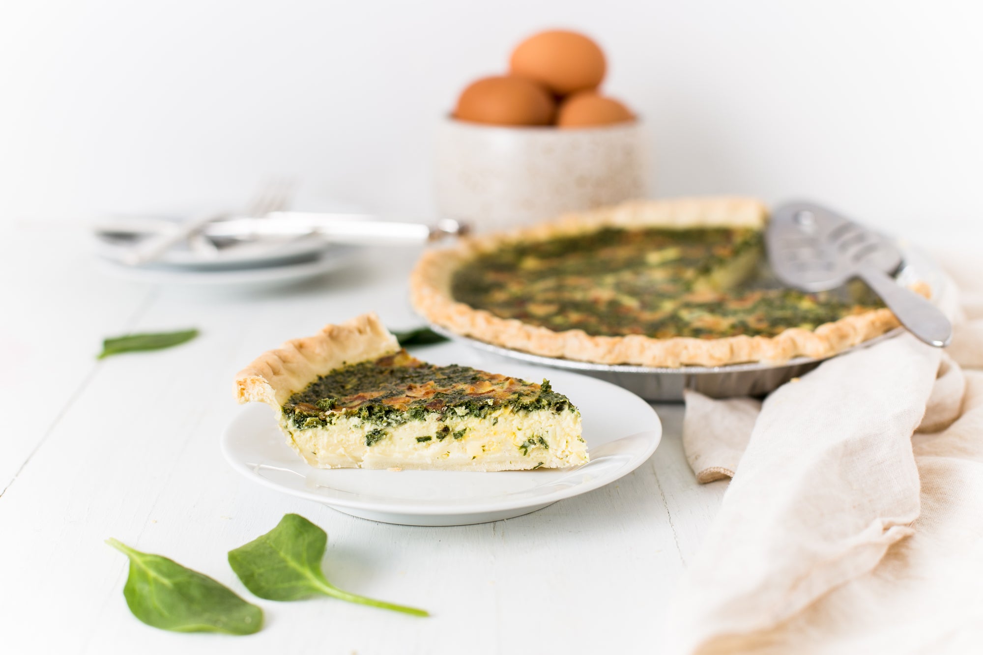 Spinach Bacon Quiche