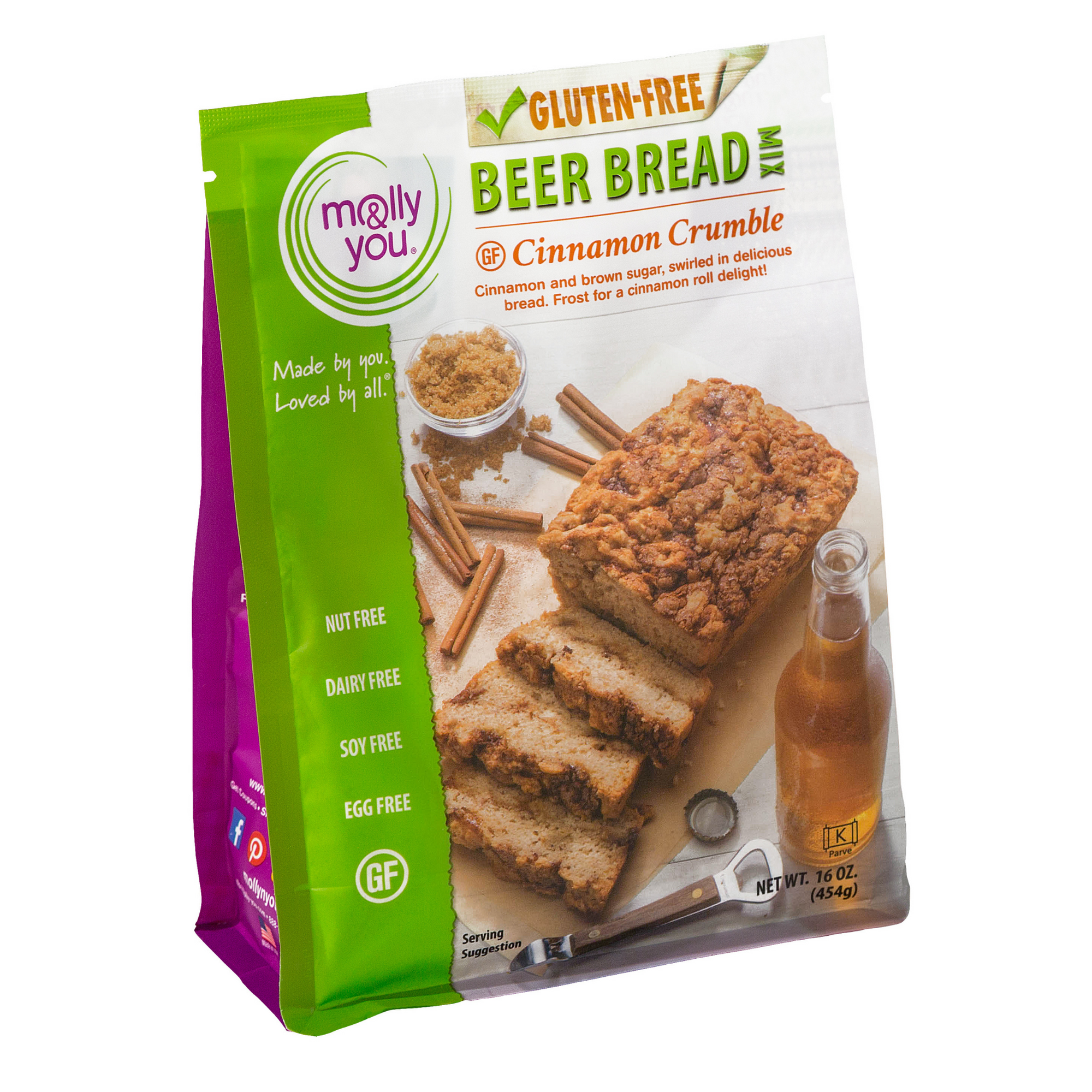 Gluten-Free Cinnamon Crumble Beer Bread Mix