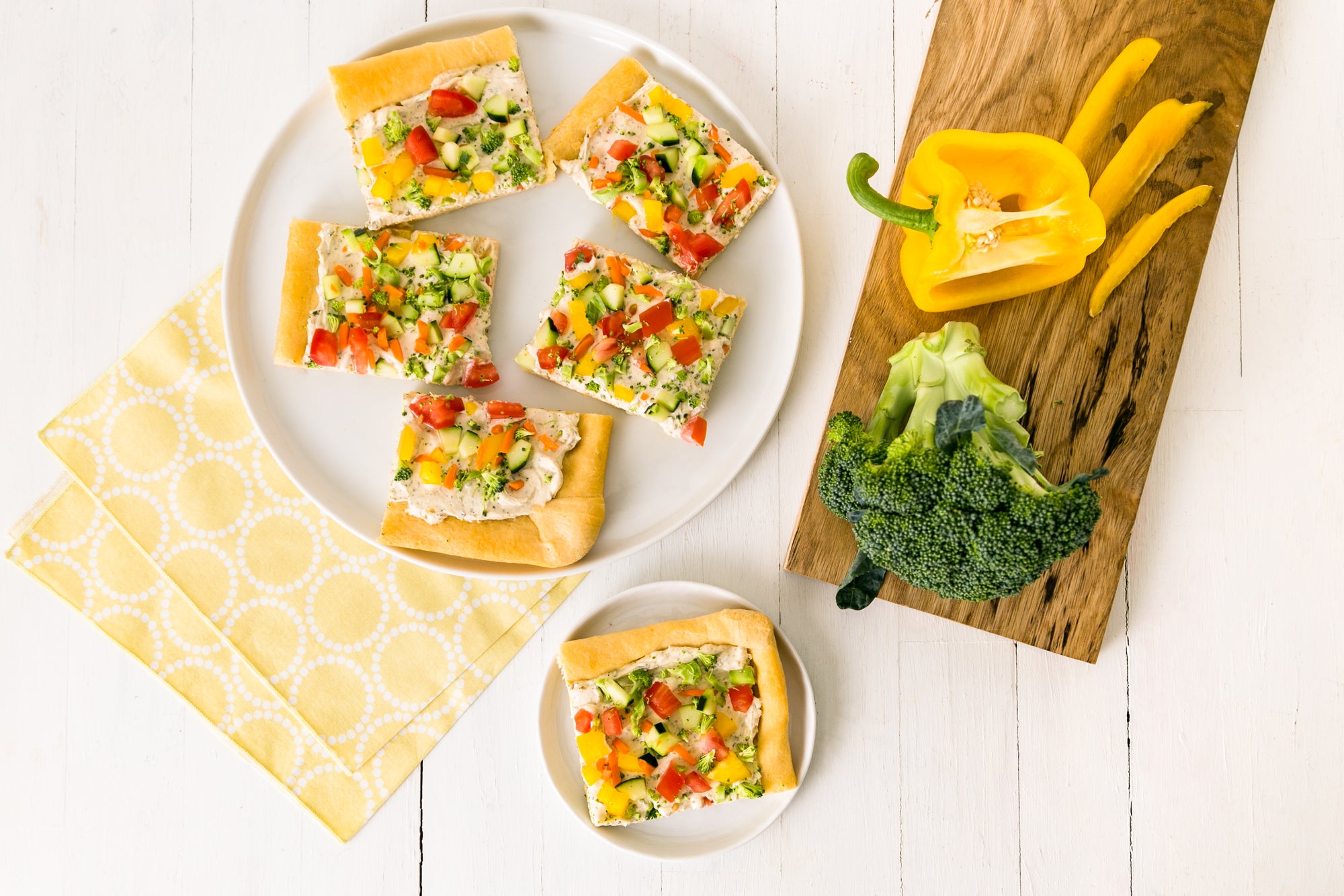 Sweet & Savory Veggie Pizza.