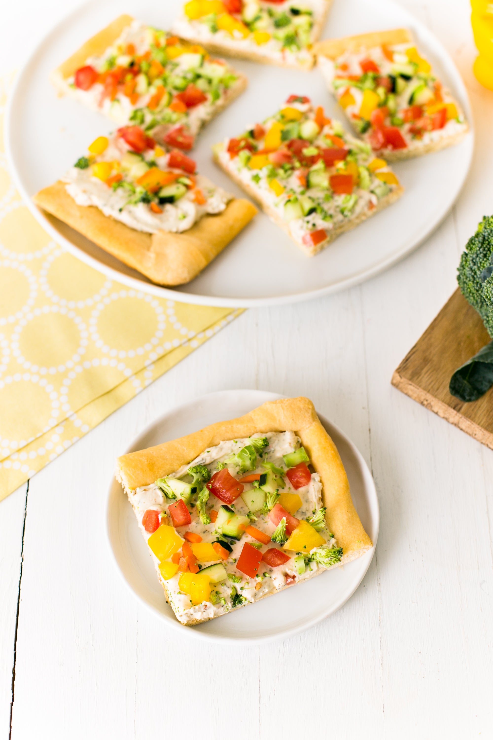Sweet & Savory Veggie Pizza.