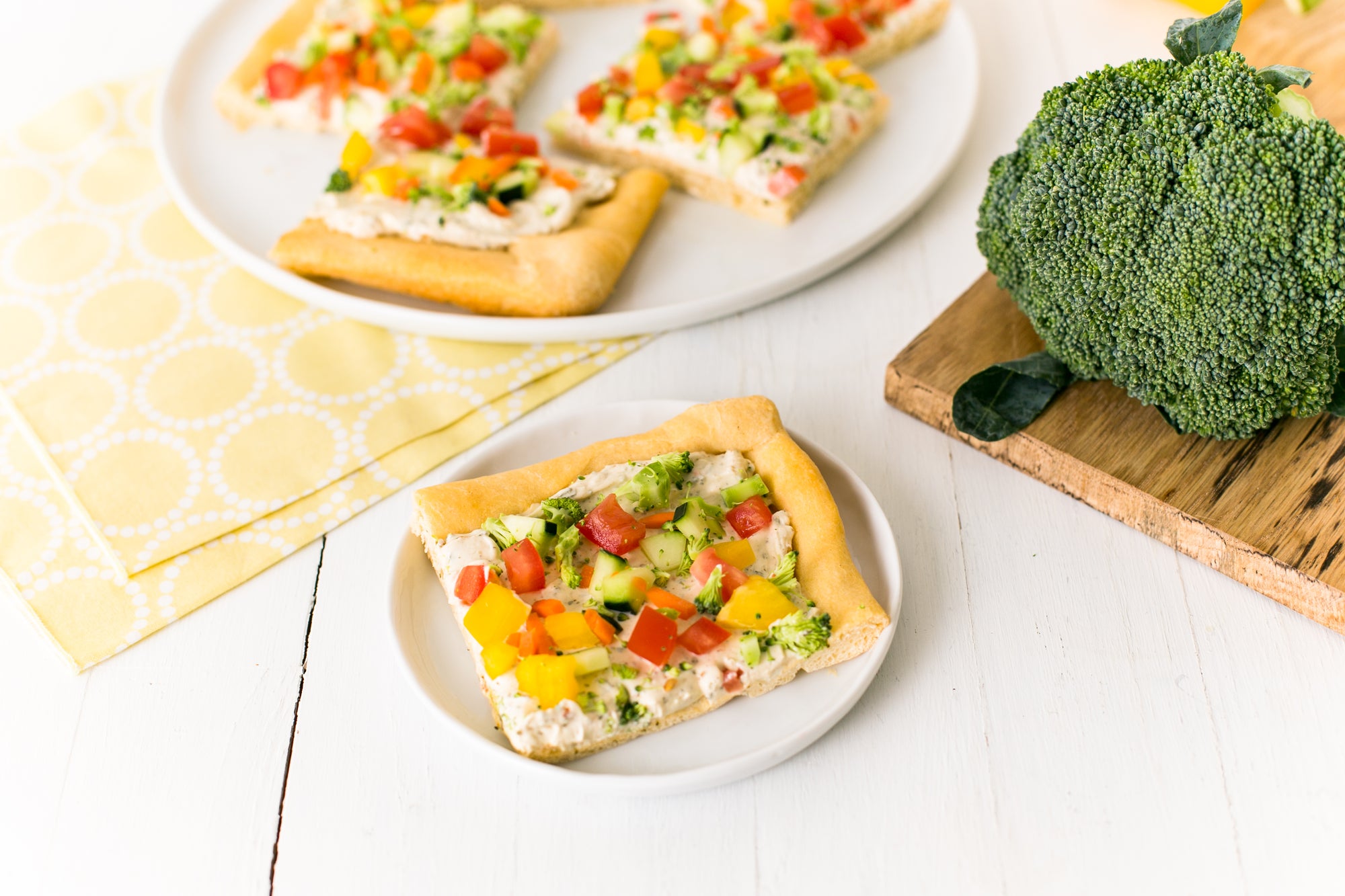 Sweet & Savory Veggie Pizza.